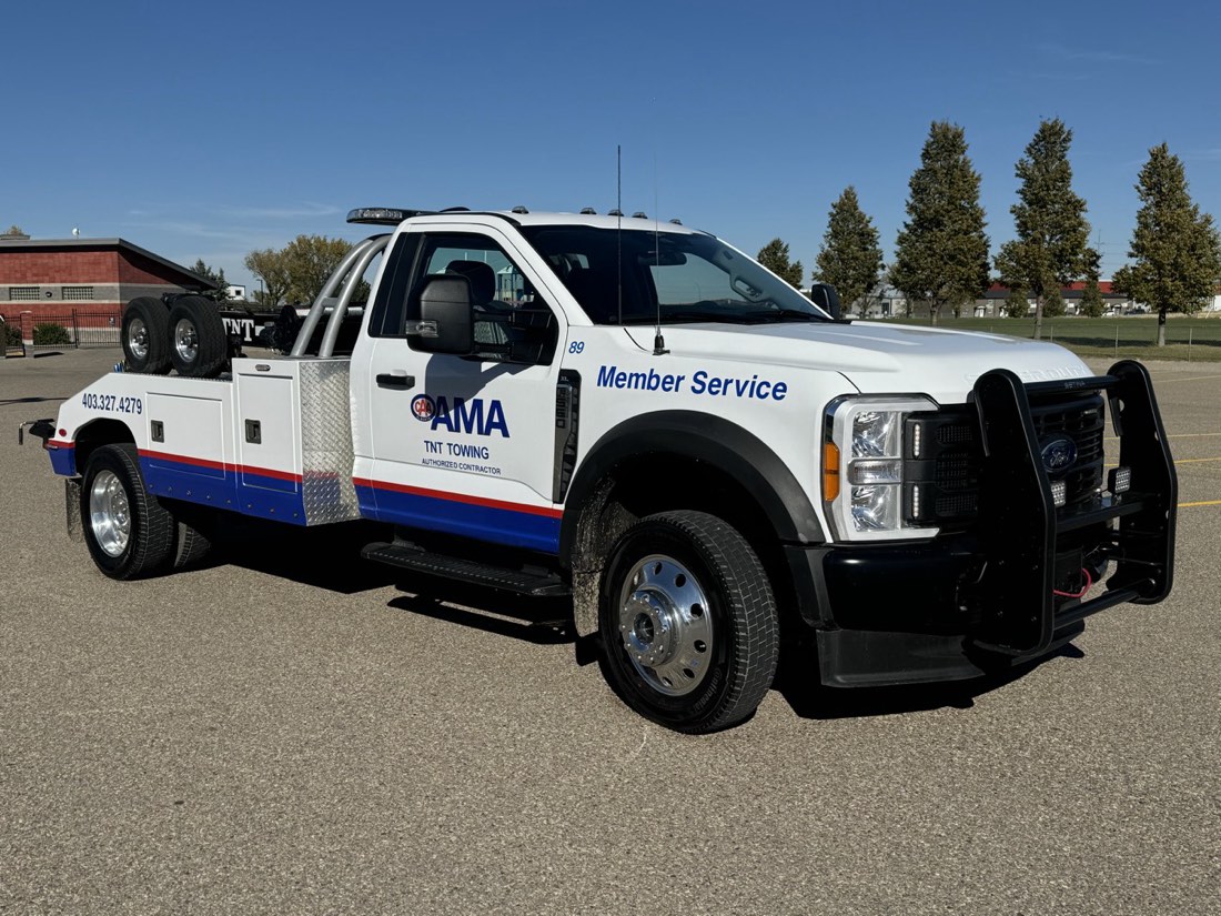 TNT Towing AMA member-service truck